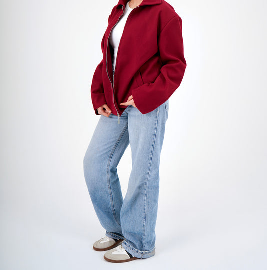 Burgundy Jacket
