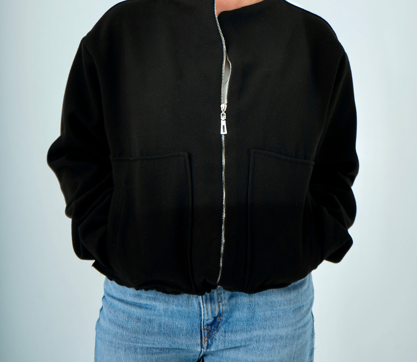 Black Bomber Jacket