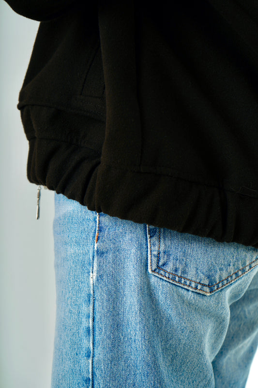Black Bomber Jacket
